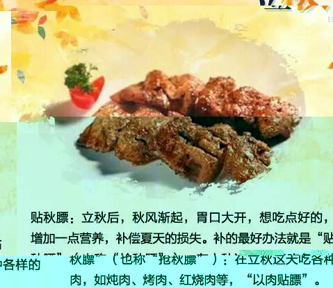 在线聊天室 今日立秋你“贴秋膘”了吗?2