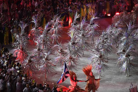 里约奥运会闭幕 激情桑巴热舞