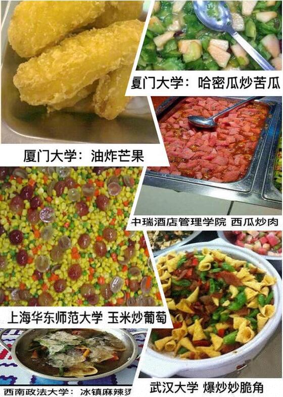 在线聊天室 吐槽那些你不知道的食堂神菜?