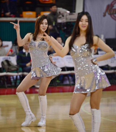 韩篮球宝贝性感热舞1