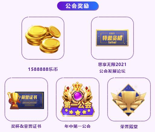 乐嗨6周年公会奖励